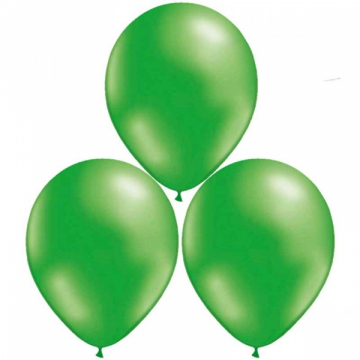 Ballonger metallic grn 10-pack i gruppen Hgtider / Psk / Pskdekorationer hos PARTAJSHOP AB (12313-10)