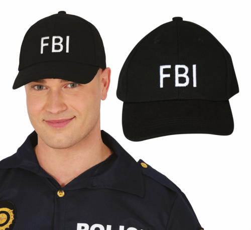 FBI Keps i gruppen Maskerad / Maskeradteman / Yrkestema hos PARTAJSHOP AB (13776)