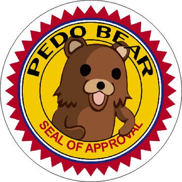 Pedobear Klistermrke i gruppen Maskerad / Dekor & rekvisita hos PARTAJSHOP AB (15851-J163)