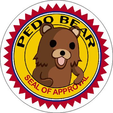 Pedobear Klistermrke i gruppen Maskerad / Dekor & rekvisita hos PARTAJSHOP AB (15851-J163)