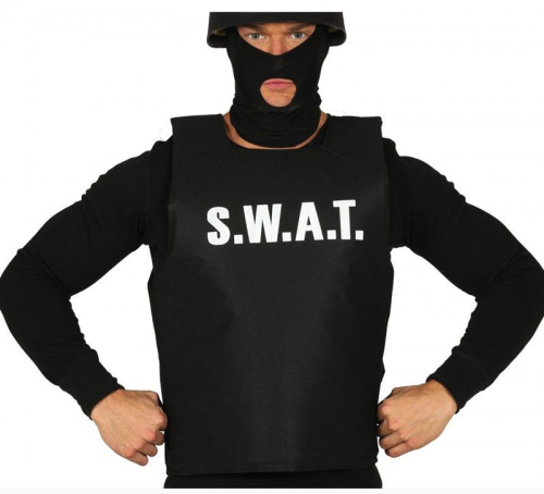 Swat väst i gruppen Maskerad / Maskeradkläder / Militärdräkter hos PARTAJSHOP AB (16726)