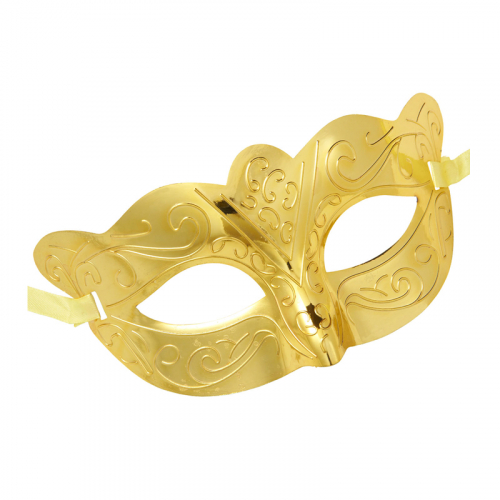 gonmask Metallic Guld i gruppen Hgtider / Nyrsafton / Nyrsaccessoarer hos PARTAJSHOP AB (1780G)