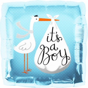 Folieballong baby shower BOY i gruppen Hgtider / Baby shower / It's a BOY hos PARTAJSHOP AB (20-00934-01)