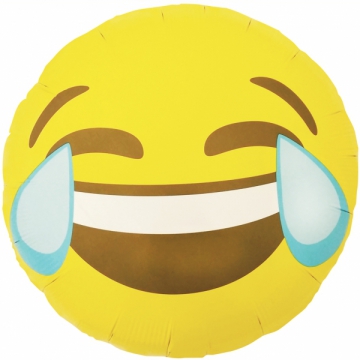 Folieballong emoji laughing crying i gruppen Festartiklar / Ballonger / Motivballonger hos PARTAJSHOP AB (20-01272-01)