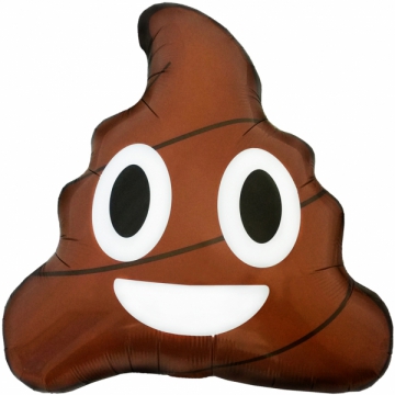 Folieballong emoji poop i gruppen Festartiklar / Ballonger / Motivballonger hos PARTAJSHOP AB (20-01275-01)