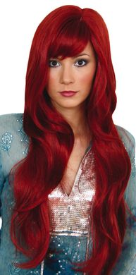 Dreamgirl-peruk, rd/brun i gruppen Maskerad / Peruker / Damperuker hos PARTAJSHOP AB (203642-A533)