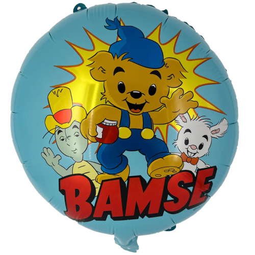 Folieballong Bamse Blå i gruppen Festartiklar / Barnkalas / Bamse hos PARTAJSHOP AB (203662)