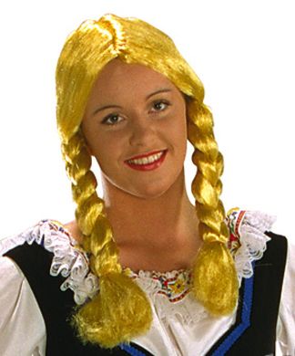Gretchen-peruk, blond  i gruppen Maskerad / Peruker / Damperuker hos PARTAJSHOP AB (203931-A154)