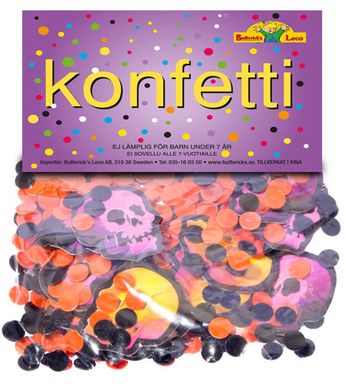 Konfetti ddskallar i gruppen Hgtider / Halloween / Halloweendukning hos PARTAJSHOP AB (204122-H141)