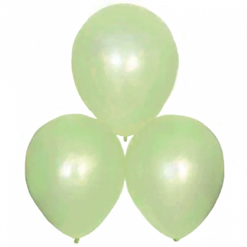 Ballonger satin, pastellgrn i gruppen Festartiklar / Ballonger / Enfrgade ballonger hos PARTAJSHOP AB (204290-D131)
