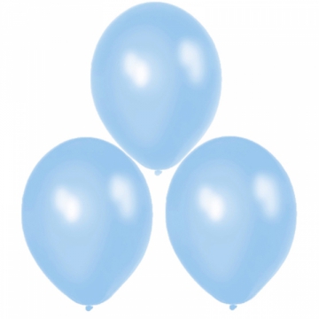 Ballonger satin blå 10-pack i gruppen Festartiklar / Festteman / Födelsedagsfest / Blått hos PARTAJSHOP AB (204295-B171)