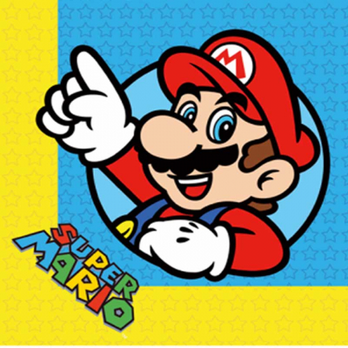 Servetter Super Mario i gruppen Festartiklar / Barnkalas / Super Mario hos PARTAJSHOP AB (205008)
