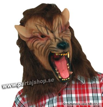 Varulvsmask i gruppen Hgtider / Halloween / Halloweenmasker hos PARTAJSHOP AB (205548-D152)