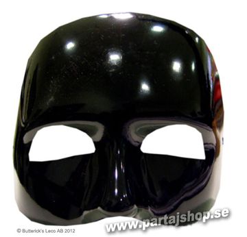 gonmask , svart 3/4 i gruppen Maskerad / Masker  / gonmasker hos PARTAJSHOP AB (208033-E222)