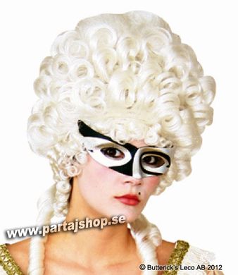 Ögonmask, svart/silver i gruppen Maskerad / Masker  / Ögonmasker hos PARTAJSHOP AB (208047-D171)