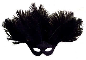 Ögonmask, Lido svart i gruppen Maskerad / Masker  / Ögonmasker hos PARTAJSHOP AB (208061-E271)