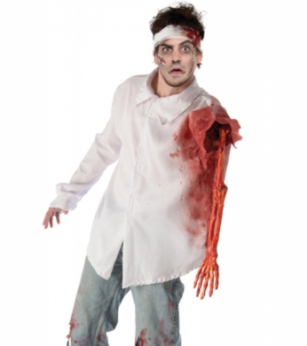 Skjorta zombie attack  i gruppen Högtider / Halloween / Halloweendräkter / Herrdräkter hos PARTAJSHOP AB (208504)