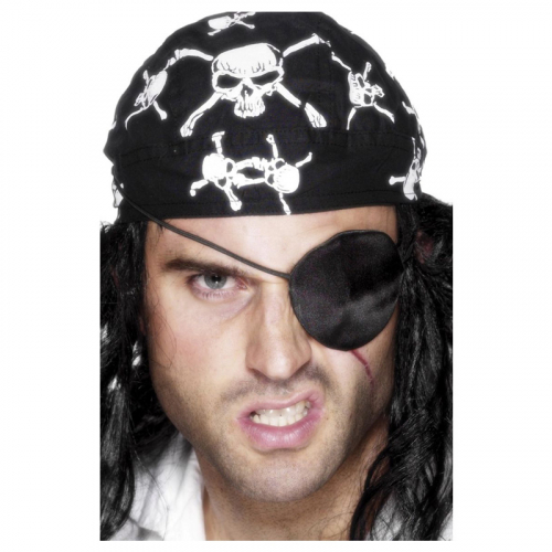Ögonlapp pirat satin  i gruppen Maskerad / Maskeradteman / Pirattema  hos PARTAJSHOP AB (209149-E122)
