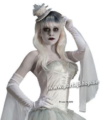 Handskar, spöke långa  i gruppen Maskerad / Maskeradteman / Halloweentema  hos PARTAJSHOP AB (209172-B271)