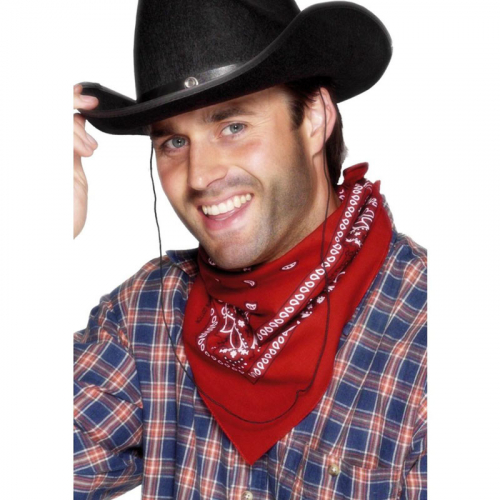 Cowboy Scarf Rd i gruppen Maskerad / Maskeradtillbehr / vriga tillbehr hos PARTAJSHOP AB (209191-A373)