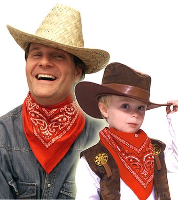 Cowboy Scarf Svart i gruppen Maskerad / Maskeradtillbehr / vriga tillbehr hos PARTAJSHOP AB (209191-K372r)