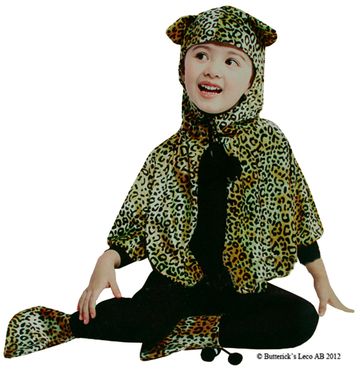 Leopard set, barn  i gruppen Maskerad / Maskeradklder / Djurdrkter hos PARTAJSHOP AB (209296-M431)