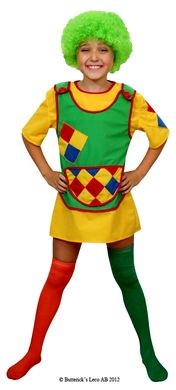 Clownklänning, barn i gruppen Maskerad / Maskeradteman / Halloweentema  hos PARTAJSHOP AB (209380-G351r)