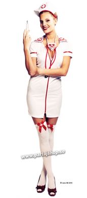 Sjuksköterska Maskeraddräkt i gruppen Högtider / Halloween / Halloweendräkter / Damdräkter hos PARTAJSHOP AB (209434-A751)