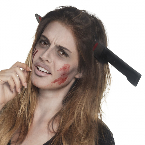 Kniv genom Huvudet  i gruppen Hgtider / Halloween / Halloweentillbehr hos PARTAJSHOP AB (209536-E261)