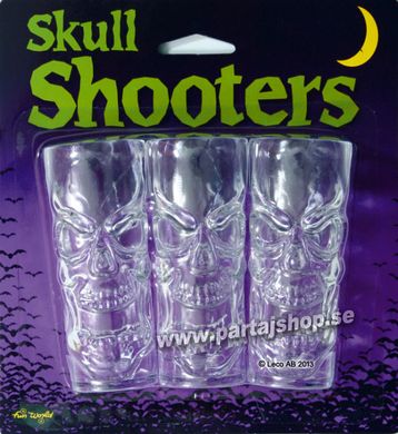 Shootglas skräck, 3 st  i gruppen Högtider / Halloween / Halloweendukning hos PARTAJSHOP AB (209735-C131)