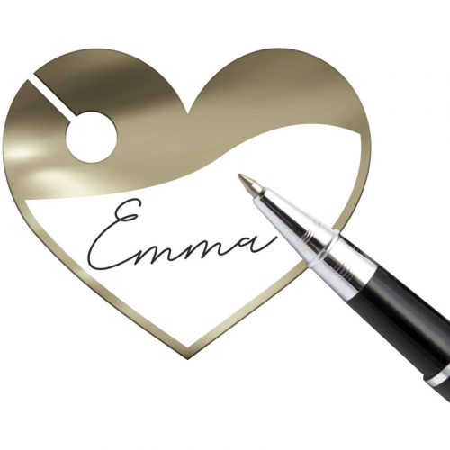 Glasmarkör bröllopp i gruppen Högtider / Bröllop / Bordsplacering hos PARTAJSHOP AB (21336)