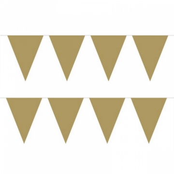 Vimpel guld 10m i gruppen Högtider / Nyårsafton / Nyårsdekoration hos PARTAJSHOP AB (22610)