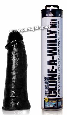 Clone-A-Willy jet black i gruppen Sex-spex / Vuxenleksaker hos PARTAJSHOP AB (240601-B163)