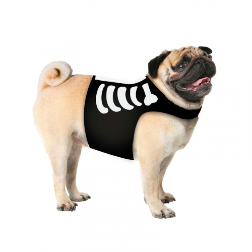 Hunddrkt Skelett i gruppen Hgtider / Halloween / Halloweendrkter hos PARTAJSHOP AB (24110)