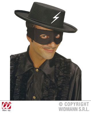 Zorro hatt, vuxen i gruppen Maskerad / Hattar / vriga hattar hos PARTAJSHOP AB (2506Z-A3U3)