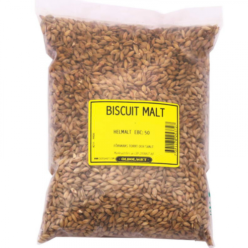Biscuit malt hel EBC: 50 1kg i gruppen Snus & Hembryggning  / l / Malt hos PARTAJSHOP AB (25372-R135)