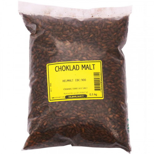 Chokladmalt hel EBC: 900 0,5 kg i gruppen Snus & Hembryggning  / l / Malt hos PARTAJSHOP AB (25374-B1G2)