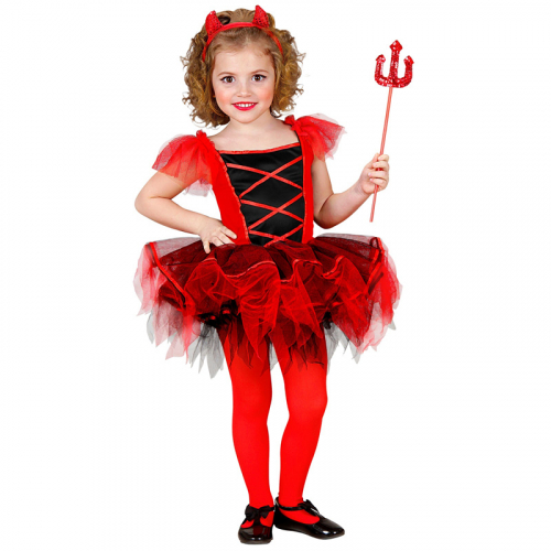 Djvuls ballerina i gruppen Hgtider / Halloween / Halloweendrkter / Barndrkter hos PARTAJSHOP AB (28459-R)