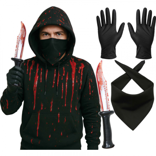Killer set i gruppen Maskerad / Maskeradkläder / Halloweendräkter hos PARTAJSHOP AB (29363a)