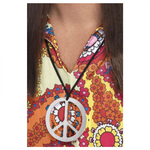 Halsband peace hippie i gruppen Maskerad / Maskeradtillbehr / Armband, halsband & pannband hos PARTAJSHOP AB (300360-A674)