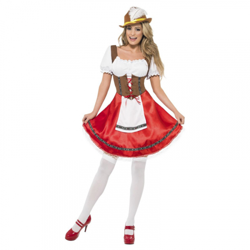 Tyrolerklnning Bavarian i gruppen Hgtider / Oktoberfest / Oktoberfest klder / Tyrolerklnning hos PARTAJSHOP AB (30092a)