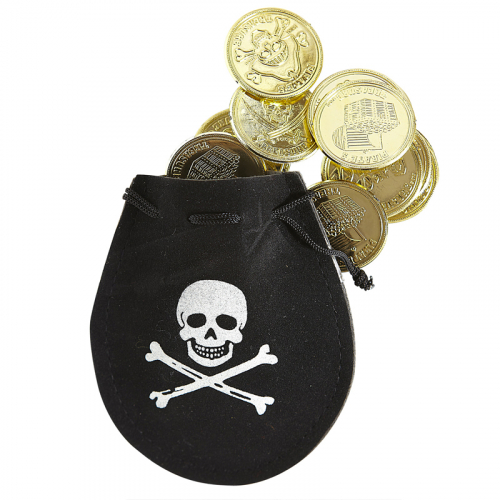 Piratpse med guldpengar  i gruppen Maskerad / Maskeradteman / Pirattema  hos PARTAJSHOP AB (30672)