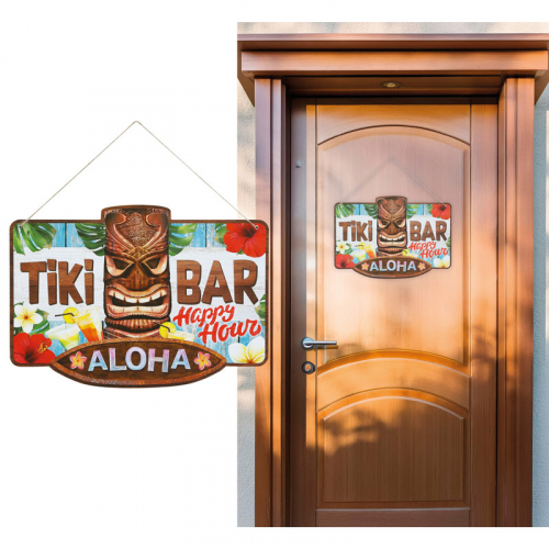 Tiki Bar skylt i gruppen Maskerad / Maskeradteman / Hawaiitema hos PARTAJSHOP AB (31160)