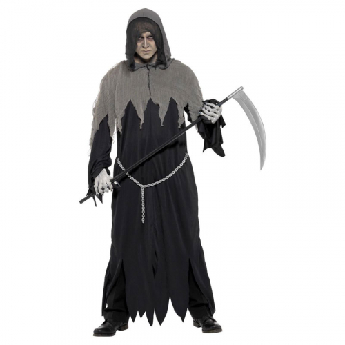 Grim Reaper Maskeraddrkt i gruppen Hgtider / Halloween / Halloweendrkter / Herrdrkter hos PARTAJSHOP AB (32198)