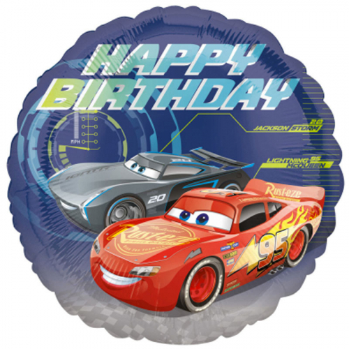 Folieballong Bilar Happy Birthday i gruppen Festartiklar / Barnkalas / Bilar - Cars hos PARTAJSHOP AB (3536601)