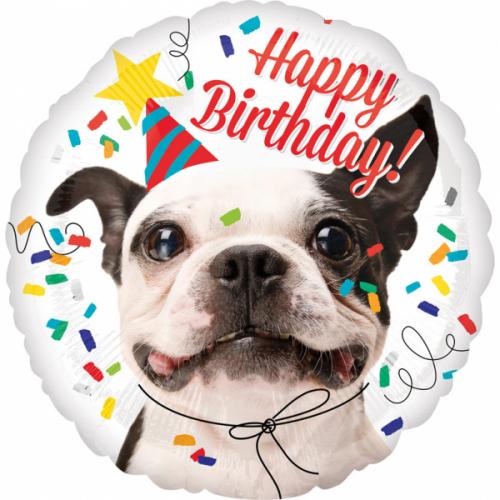 Folieballong Birthday Dog i gruppen Festartiklar / Ballonger / Motivballonger hos PARTAJSHOP AB (3539901)