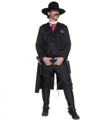 Cowboy Sheriff i gruppen Maskerad / Maskeradklder / Cowboy & indiandrkter hos PARTAJSHOP AB (36156)