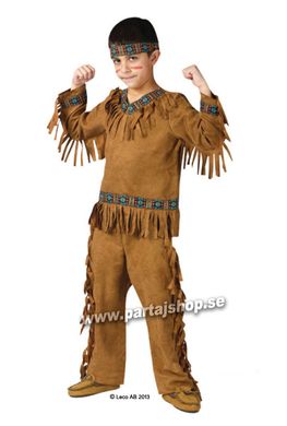Indianpojke, barn i gruppen Festartiklar / Barnkalas / Cowboy & indian hos PARTAJSHOP AB (38243-C353r)
