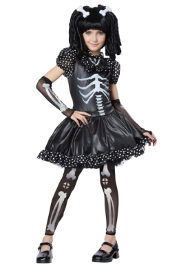 Skelett Klnning i gruppen Hgtider / Halloween / Halloweendrkter / Barndrkter hos PARTAJSHOP AB (38607)