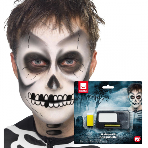 Smink-Kit Skelett  i gruppen Hgtider / Halloween / Halloweensmink hos PARTAJSHOP AB (39093)